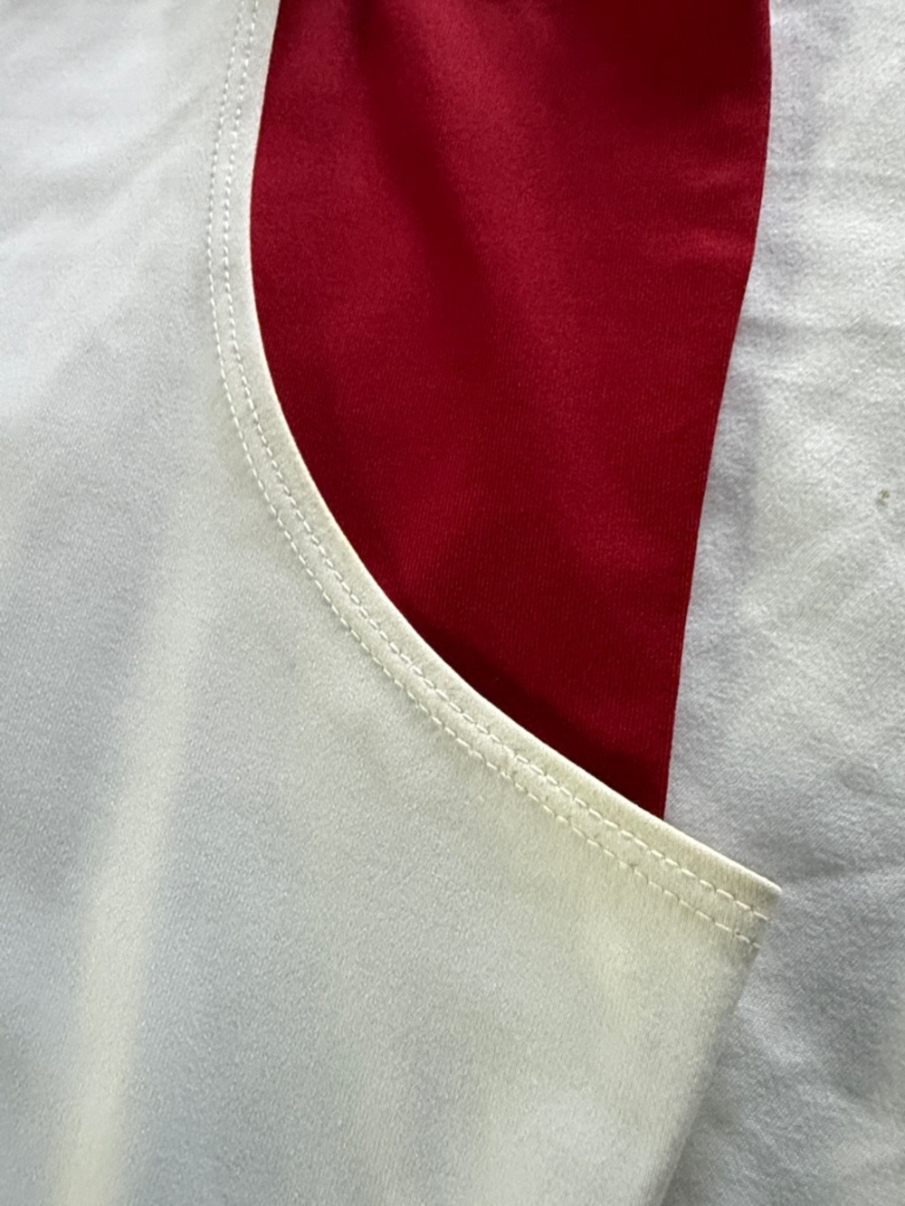 Chico's Scoop Neck Tank Duo in White and Red - Picture 6 of 6
